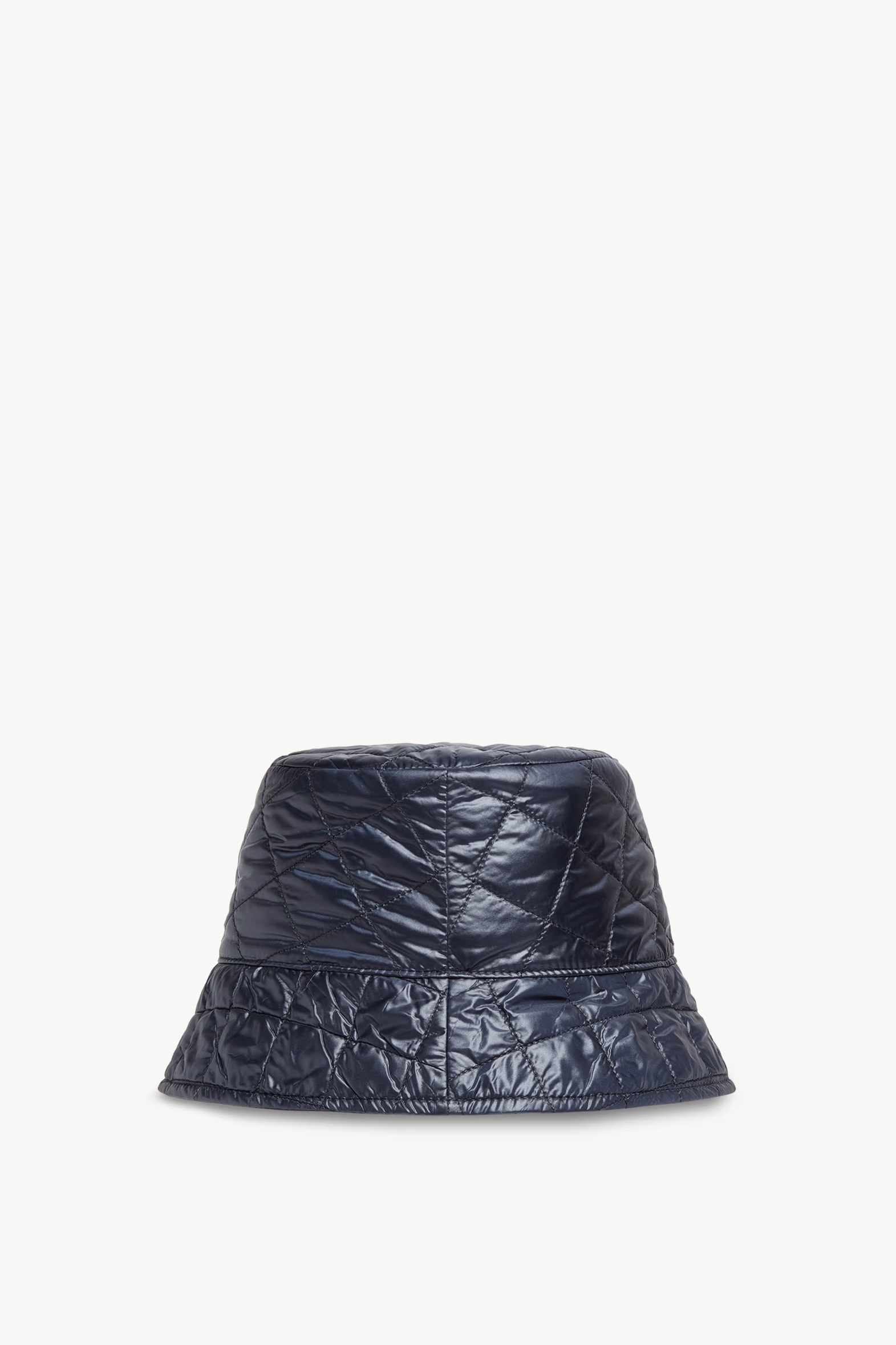 Diamond-Quilted Padded Bucket Hat Women Navy Blue Moncler 4